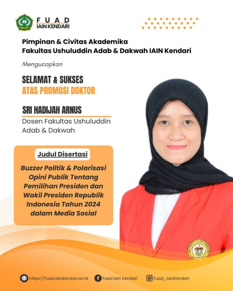 Selamat & Sukses Atas Promosi Doktor