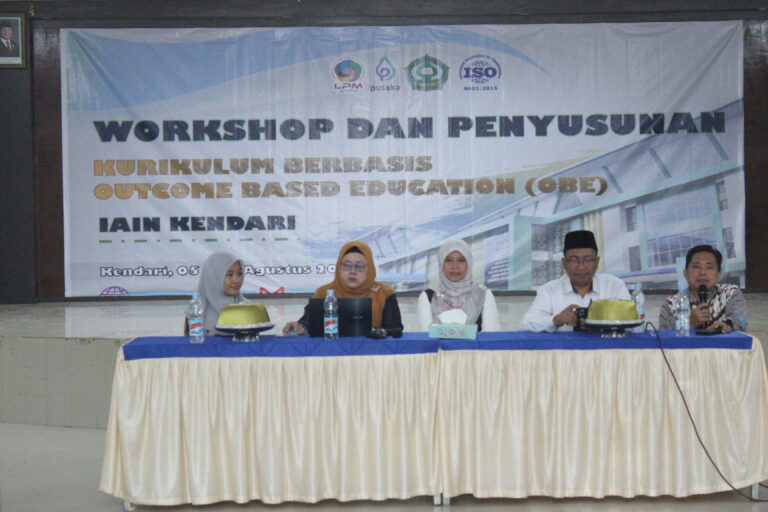 Perkuat Mutu Akademik, FUAD IAIN Kendari Ikut Workshop Kurikulum Berbasis Outcome Based Education (OBE)