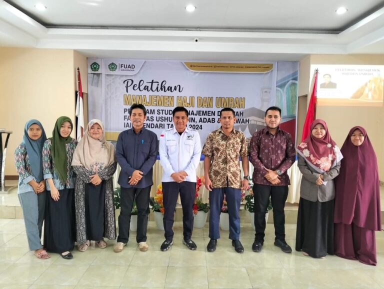 Cetak SDM Profesional Layanan Ibadah, Prodi Manajemen Dakwah IAIN Kendari Selenggarakan Pelatihan Manajemen Haji dan Umrah