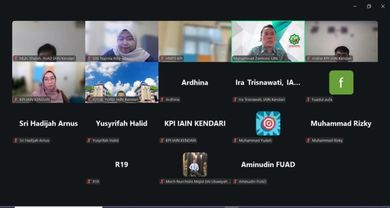 Workshop Review Kurikulum KPI IAIN Kendari Hadirkan Ketua Umum ASKOPIS